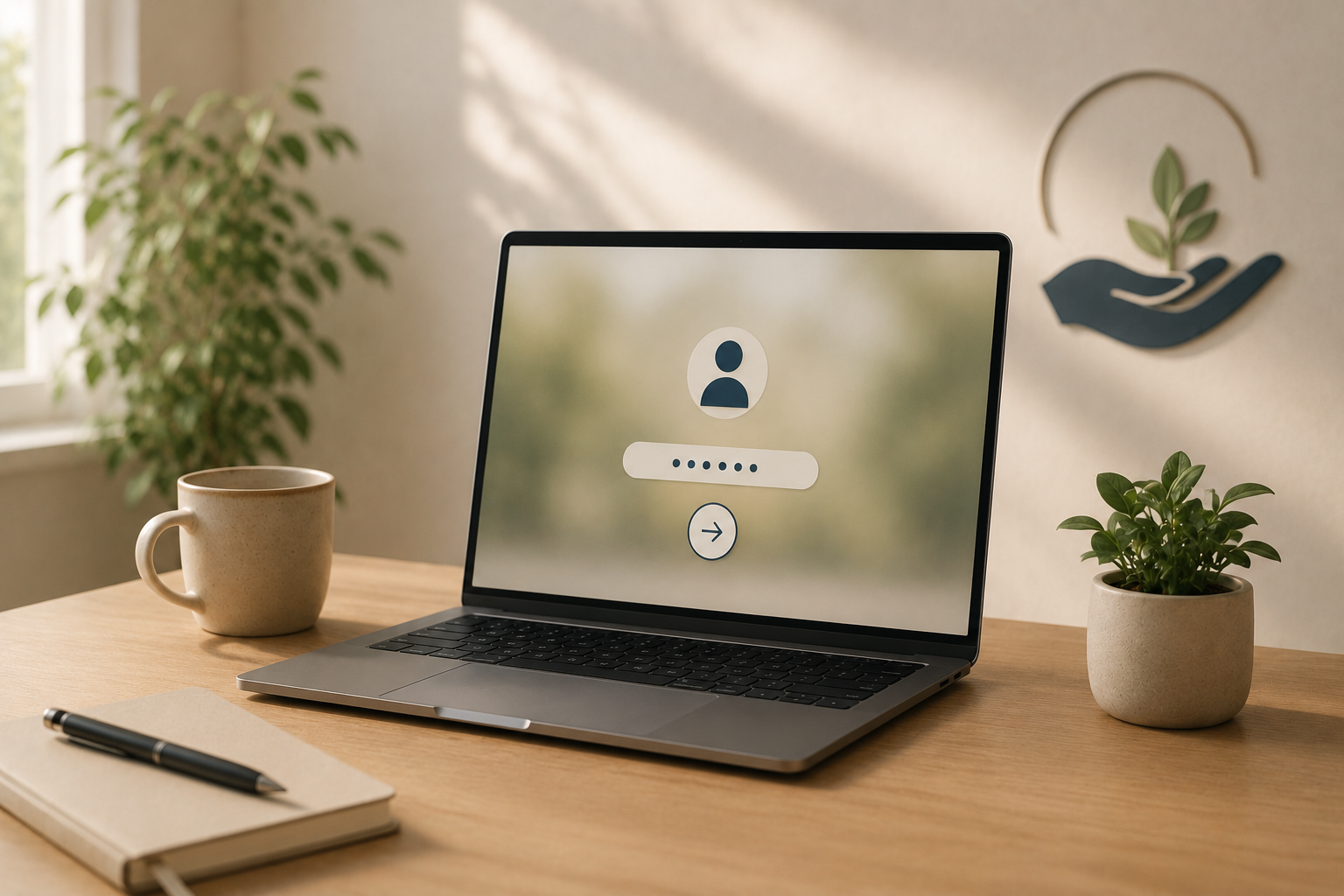 Accompagnement rassurant pour accéder à son espace sécurisé.